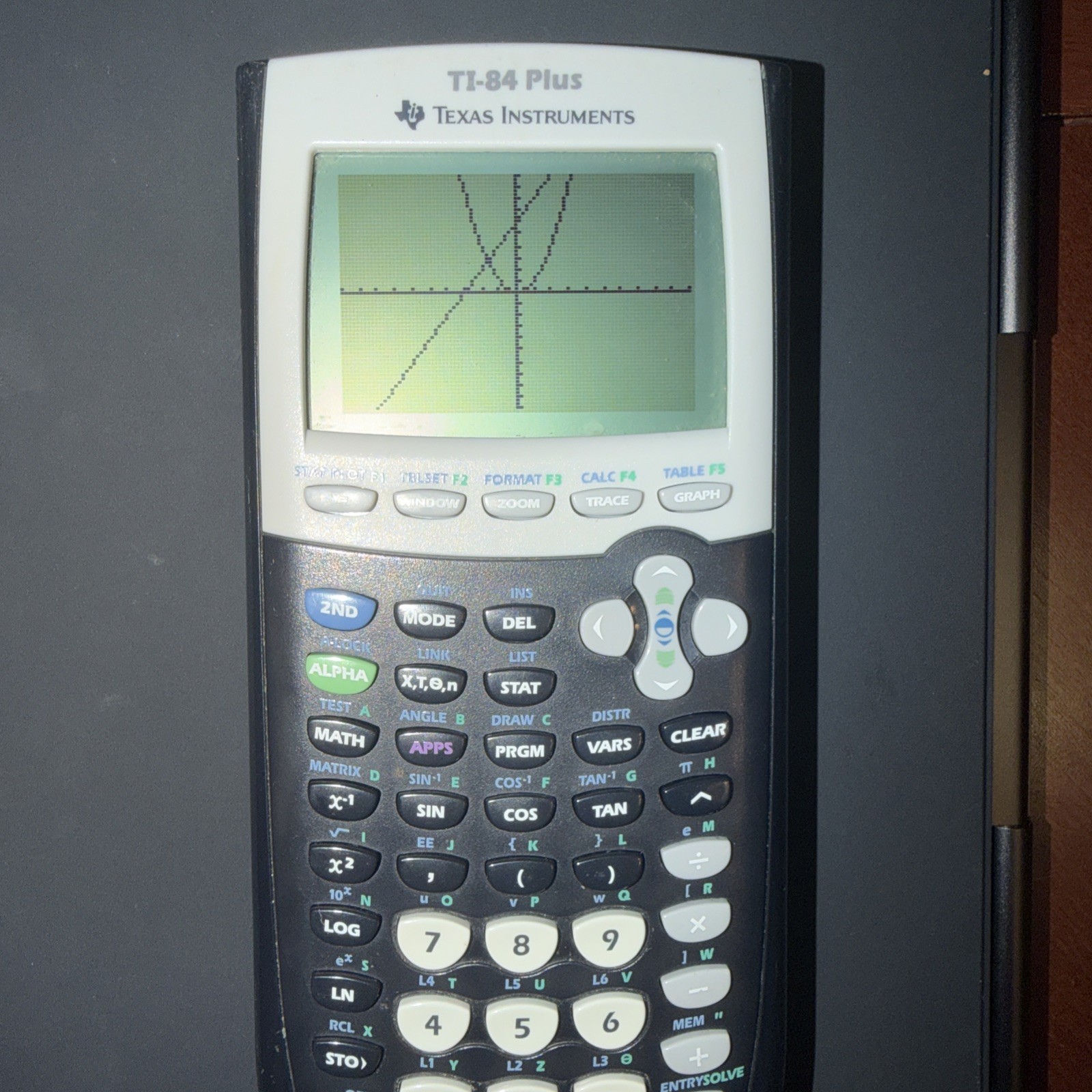 Texas Instruments TI-84 Plus Graphing Calculator with Cover Tested & Working