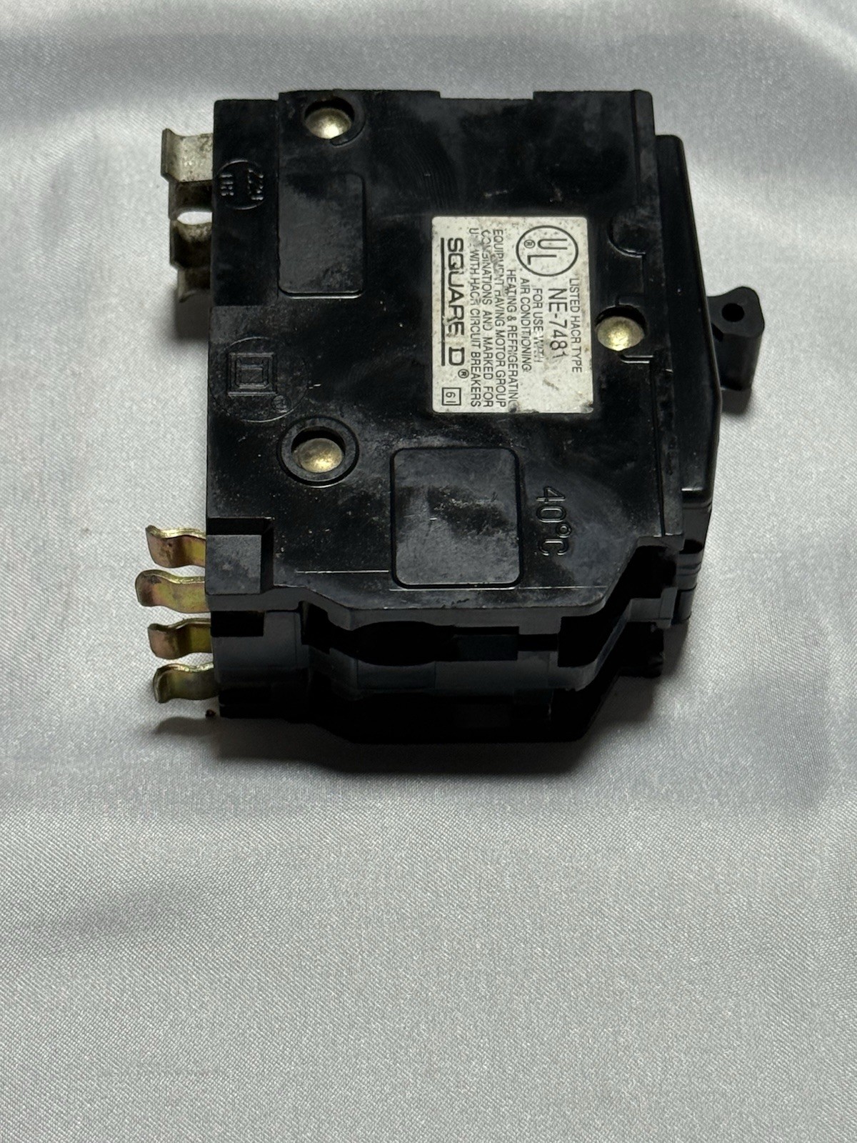Square D QO260 HACR Type 60A 2-Pole 120/240VAC Circuit Breaker, 3-pack