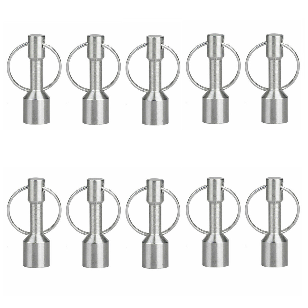 10PCS Keychain Magnet for Testing Brass Gold Silver Coins Jewelry Testers Tools