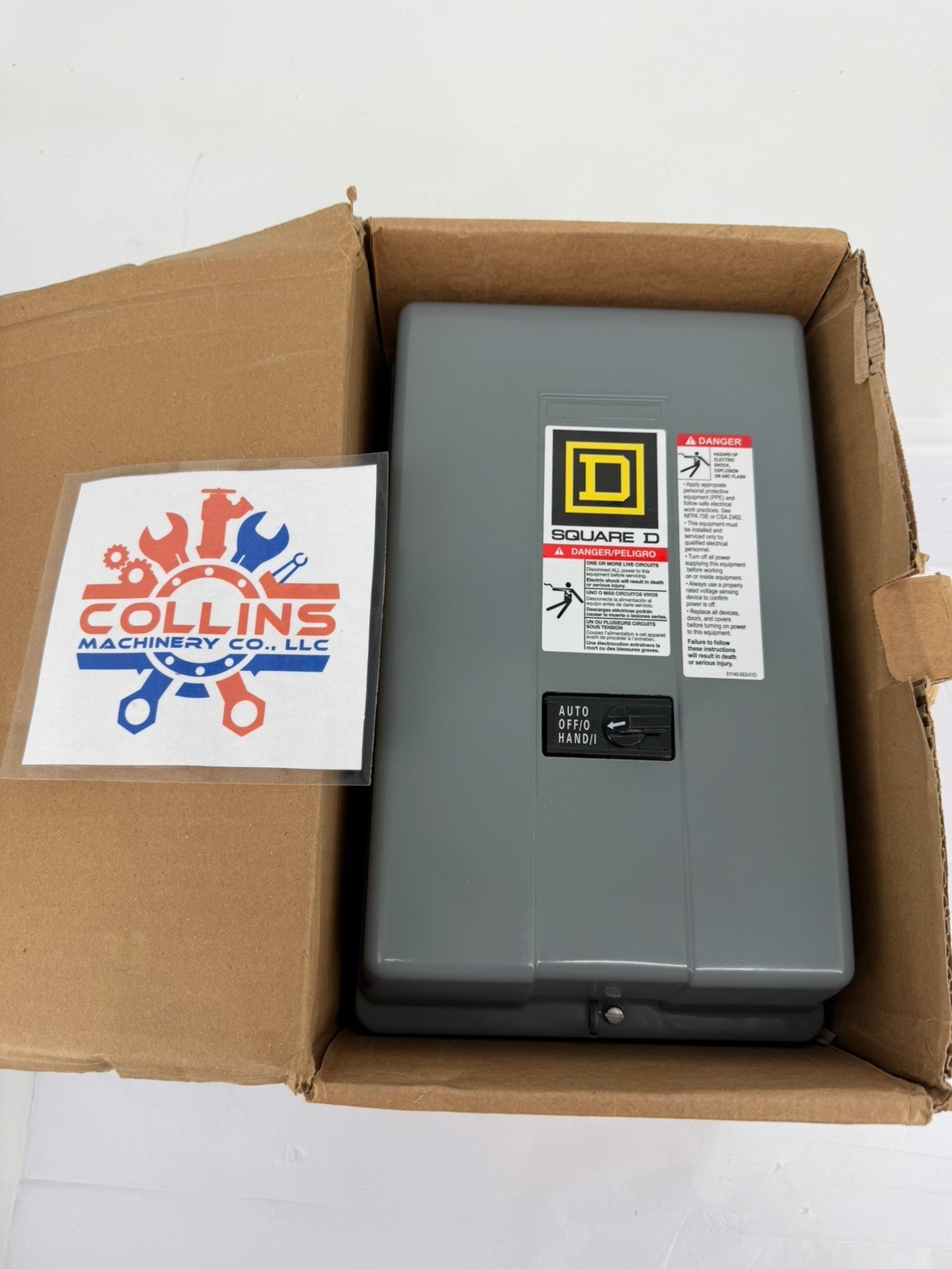 Square D 8903LG40V02C Multi-Pole Lighting Contactor, Electrically Held, 4P, 4NO