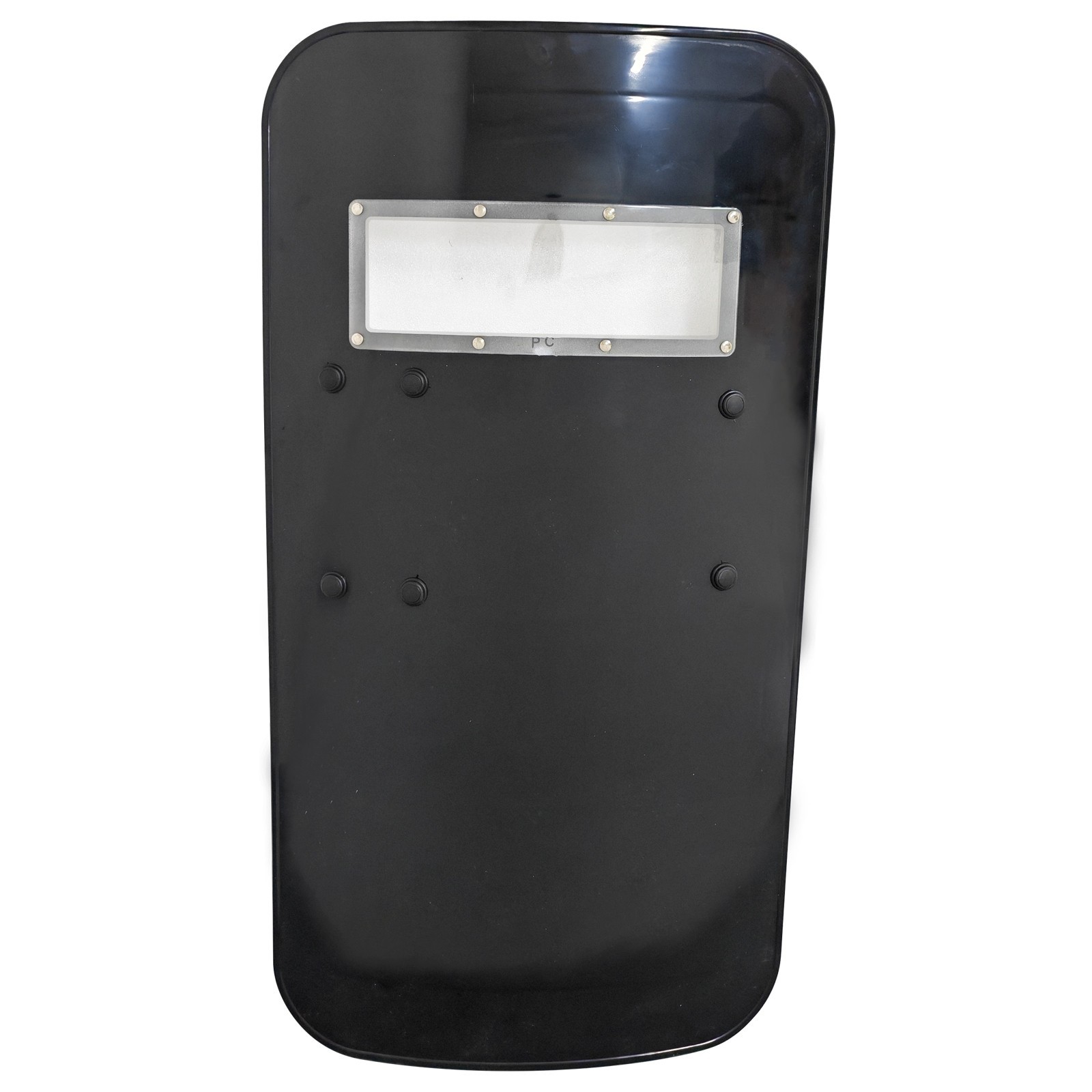Black Four-Hole PC Riot Shield Security Protection High-quality PC Materials