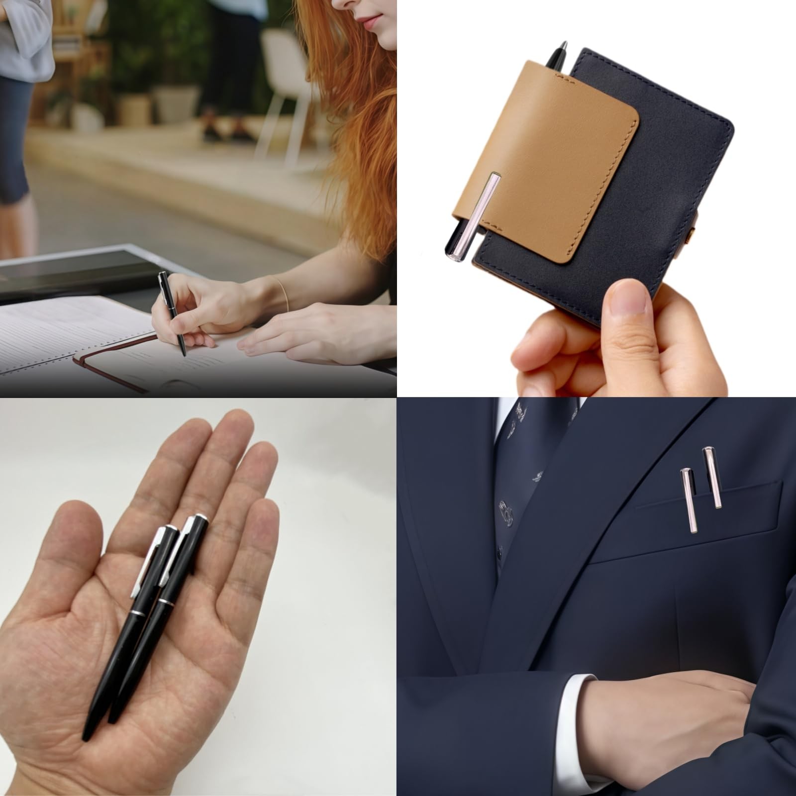 50 Pcs Small Ballpoint Pens, 4 Inch Mini Pens Bulk, for Pocket Notebooks and …