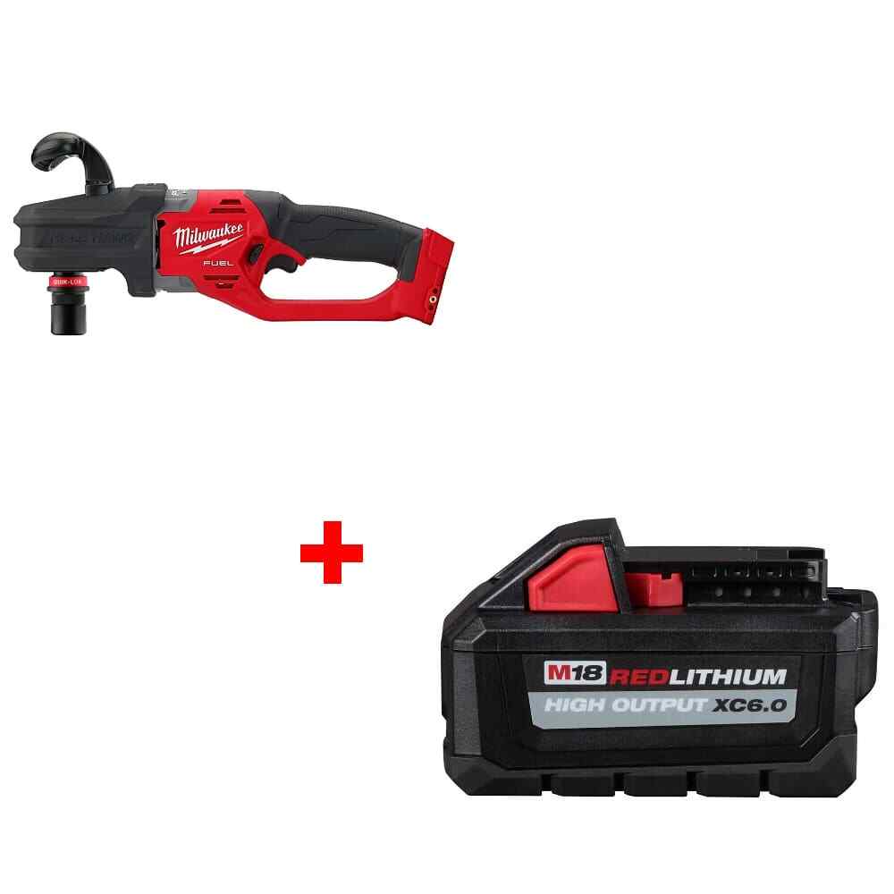 Milwaukee 2808-20 M18 FUEL Right Angle Drill w/ FREE 48-11-1865 M18 Battery Pack