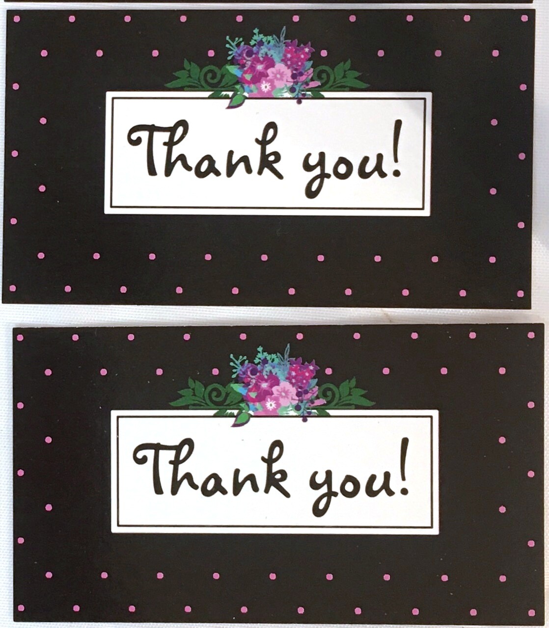 Thank You Business Cards for Small Business Variety Pack Flowers
