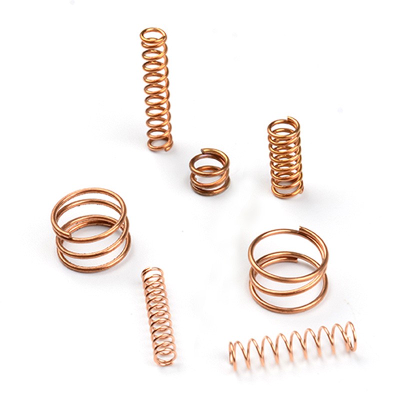 10pcs Phosphor Copper Compression Spring Pressure Spring Wire Diameter 0.2-1.2mm