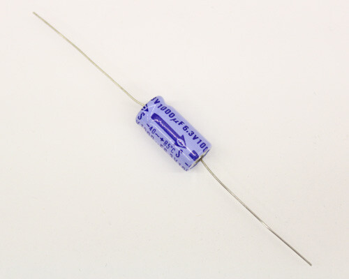 ECE-B0JV102M PANASONIC CAPACITOR 1,000UF 6.3V ALUMINUM ELECTROLYTIC AXIAL