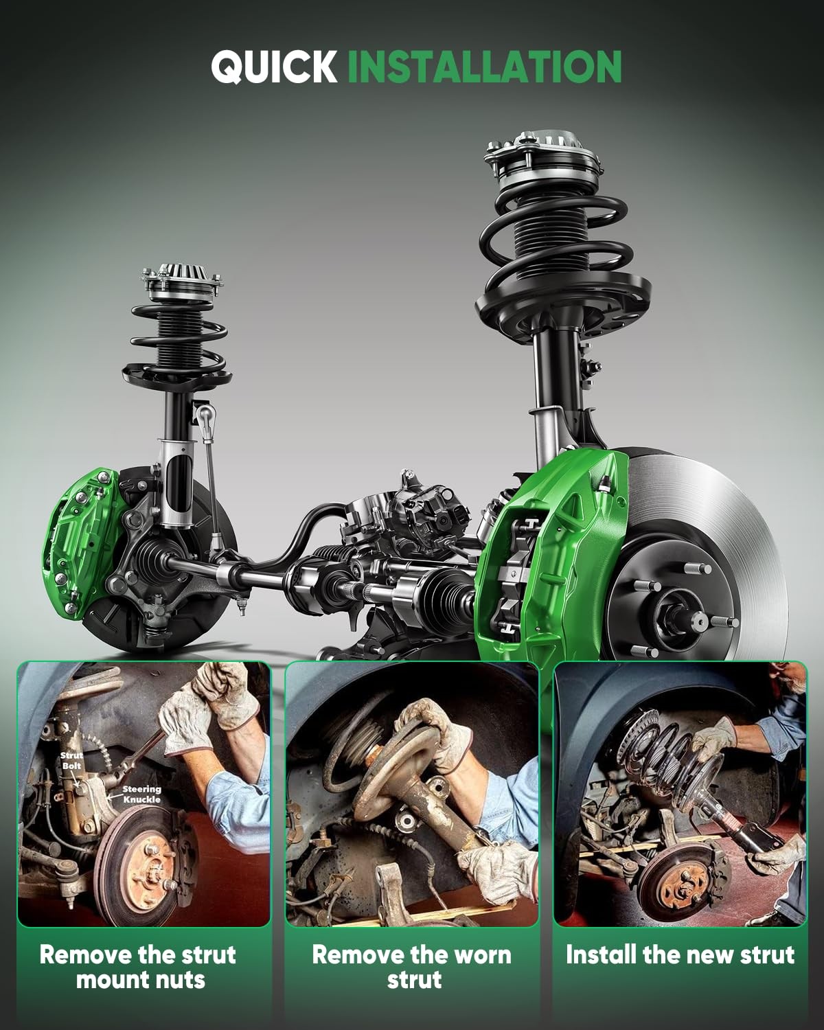 Front Strut Coil Spring Assembly for Frontier 2005-2014 171102