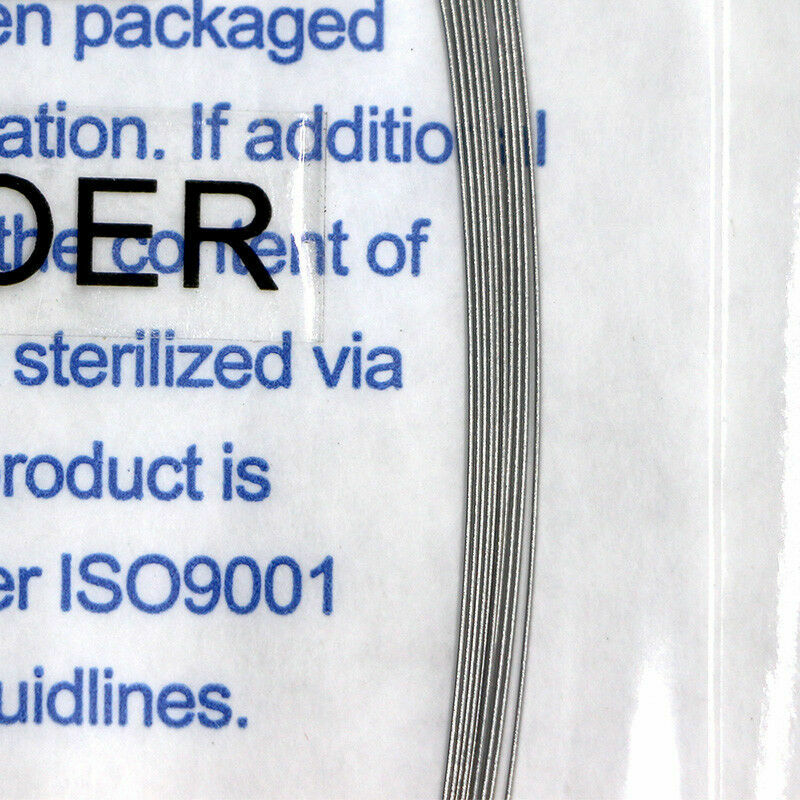 100 X All Size NEW Dental Orthodontic Super Elastic Niti Round Arch Wire Ovoid