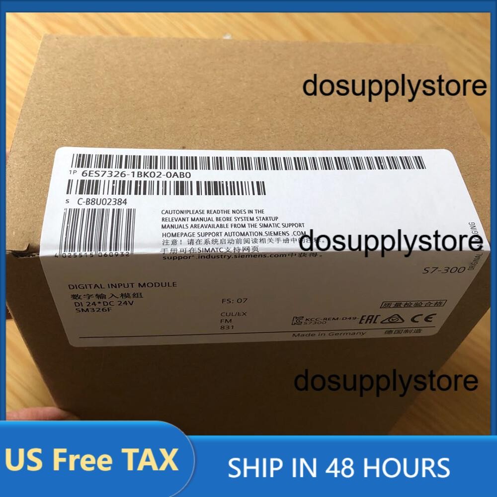 New Siemens 6ES7 326-1BK02-0AB0 6ES7326-1BK02-0AB0 SIMATIC Digital input SM 326