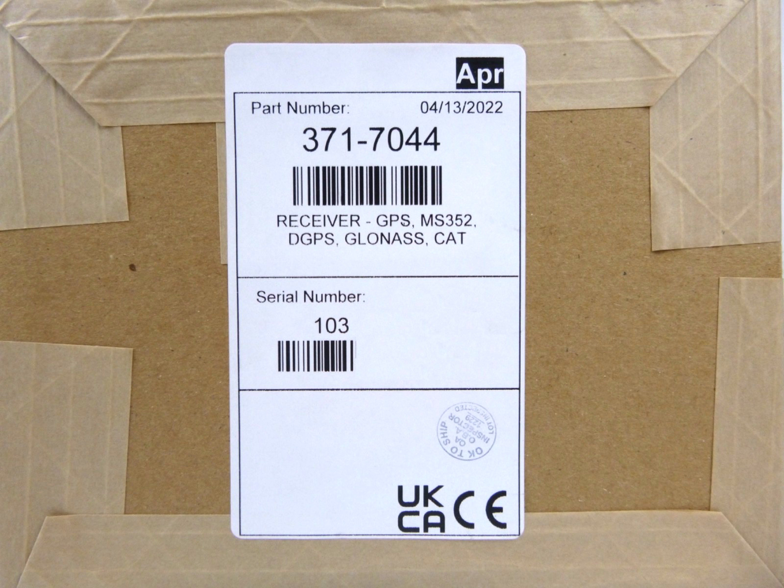 Caterpillar Trimble Minstar MS352 Precision GPS Receiver PN 371-7044 OPEN BOX