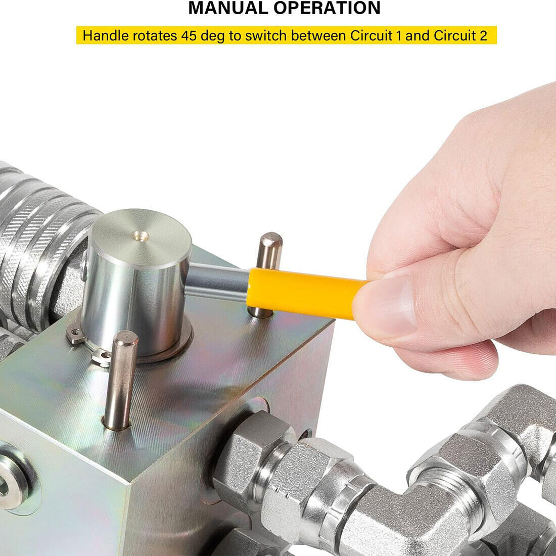 Manual Hydraulic Multiplier, SCV Splitter/Diverter Valve, 20 GPM Flow, 3000 PSI