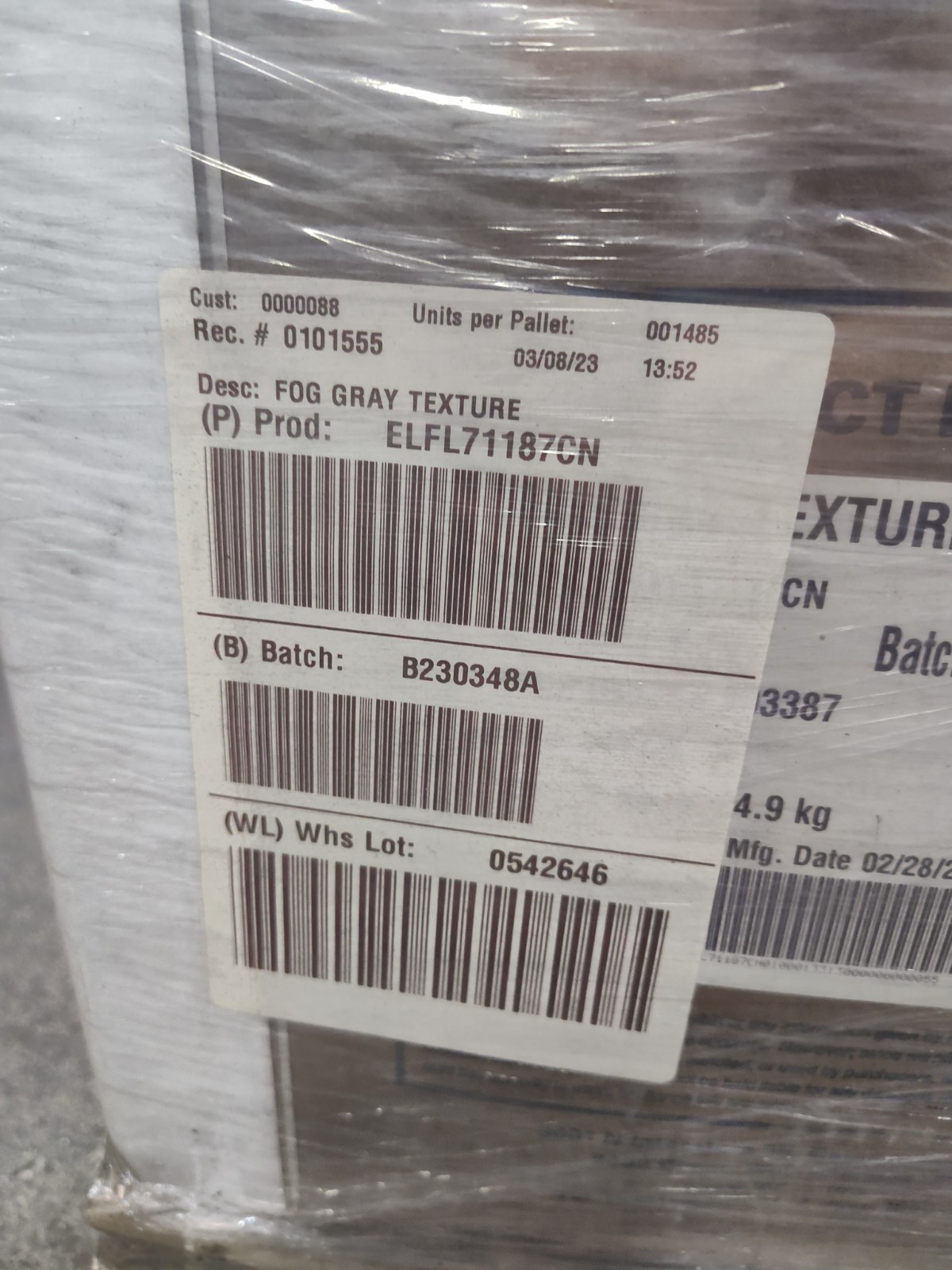 Surplus IFS Coatings Fog Gray Texture Powder Coat – 55 lb Box – Industrial Gray