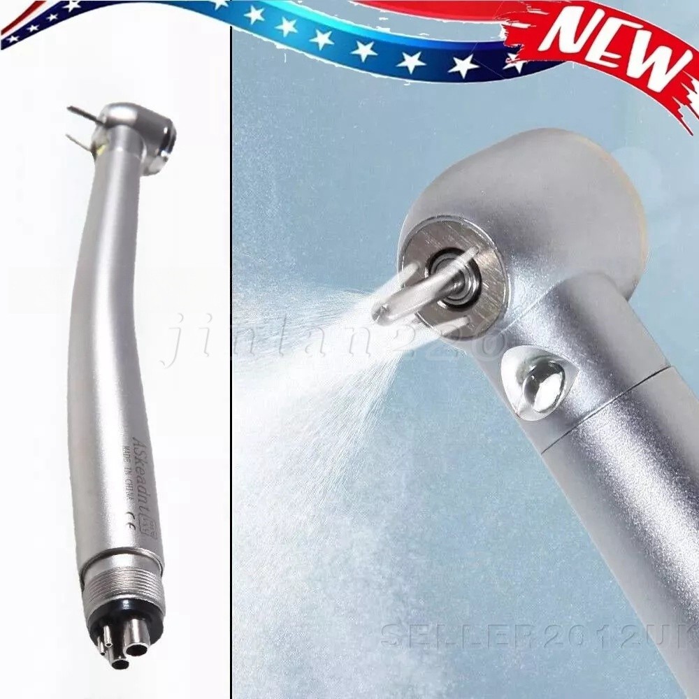 Dental LED E-Generator Fiber Optic High Speed Handpiece 4 Hole NSK Style