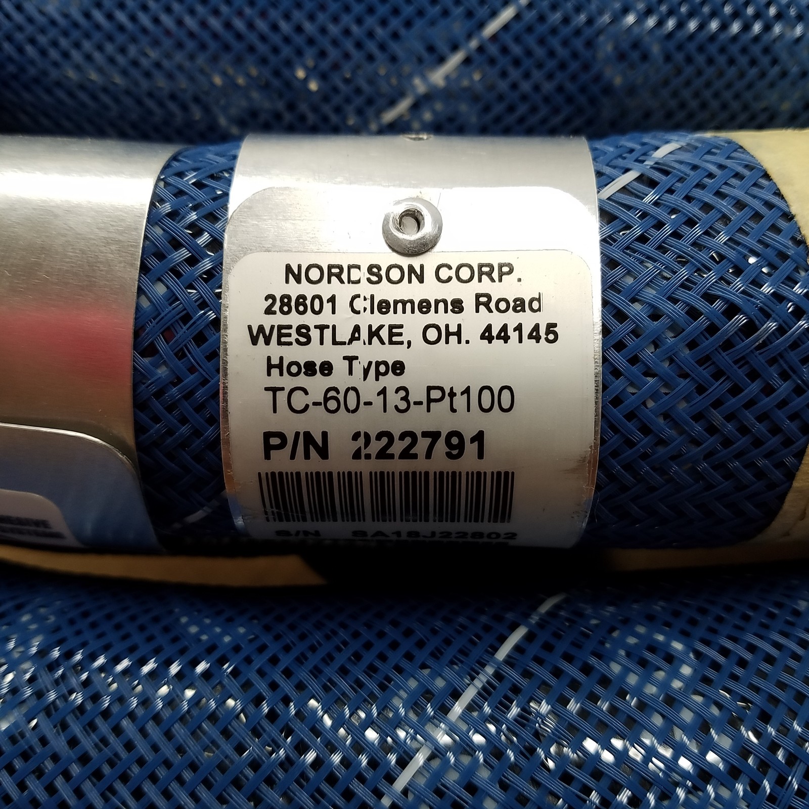 Nordson TC-60-13-PT100 Heating Cable, 230V, 616W, 230C – NEW
