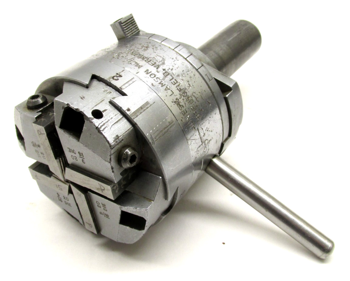 JONES & LAMSON 9/16″ THREADING DIE HEAD w/ 1″ SHANK – #20S
