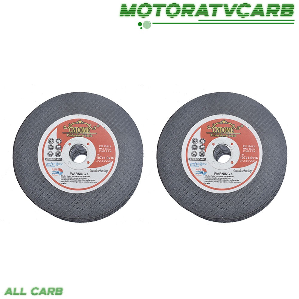 ALL-CARB 50Pcs 4″×.040″×5/8″ Cut off Wheel Metal & Stainless Thin Cutting Discs