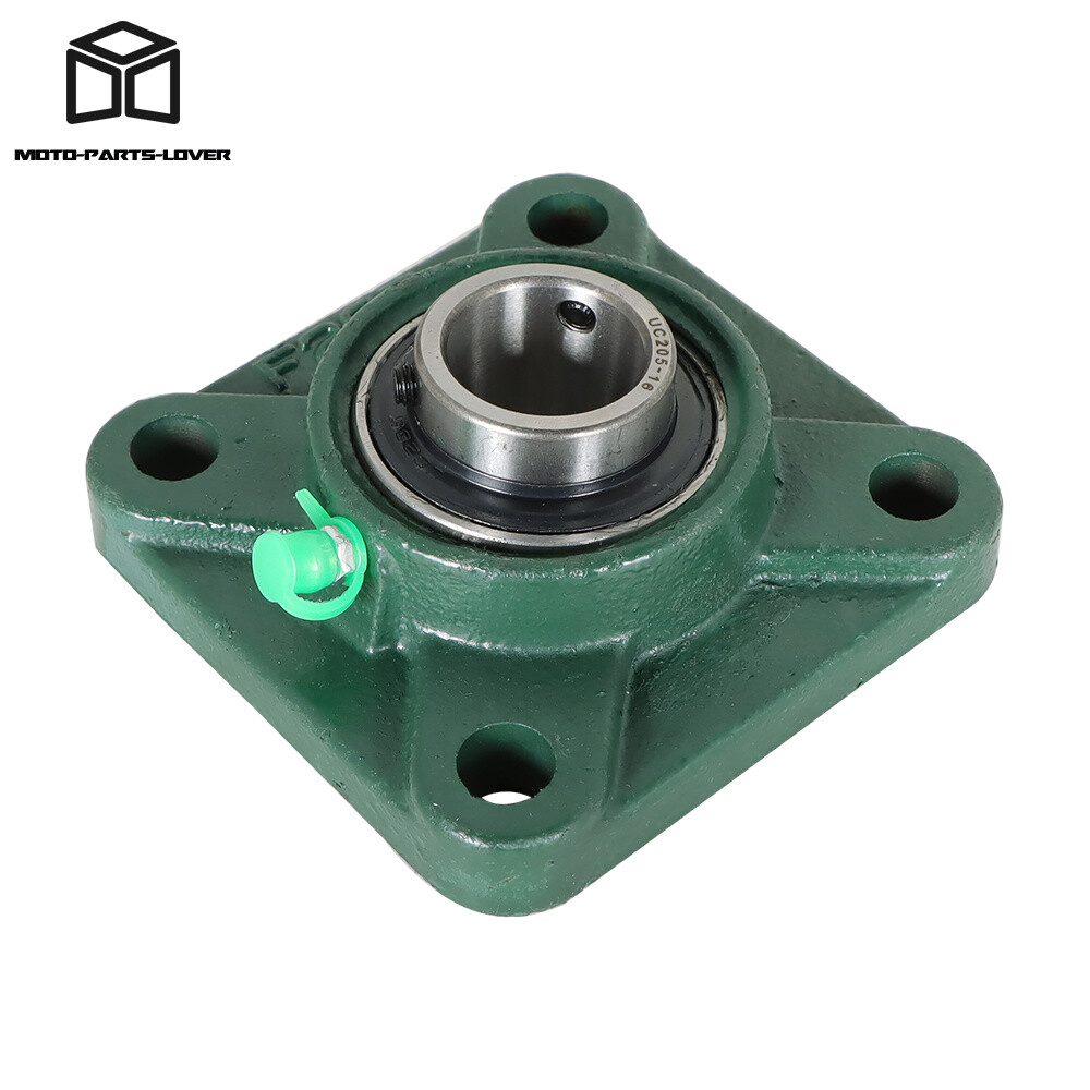 10 pcs UCF205-16 Pillow Block Flange Bearing 1″ Bore 4 Bolt Solid Base