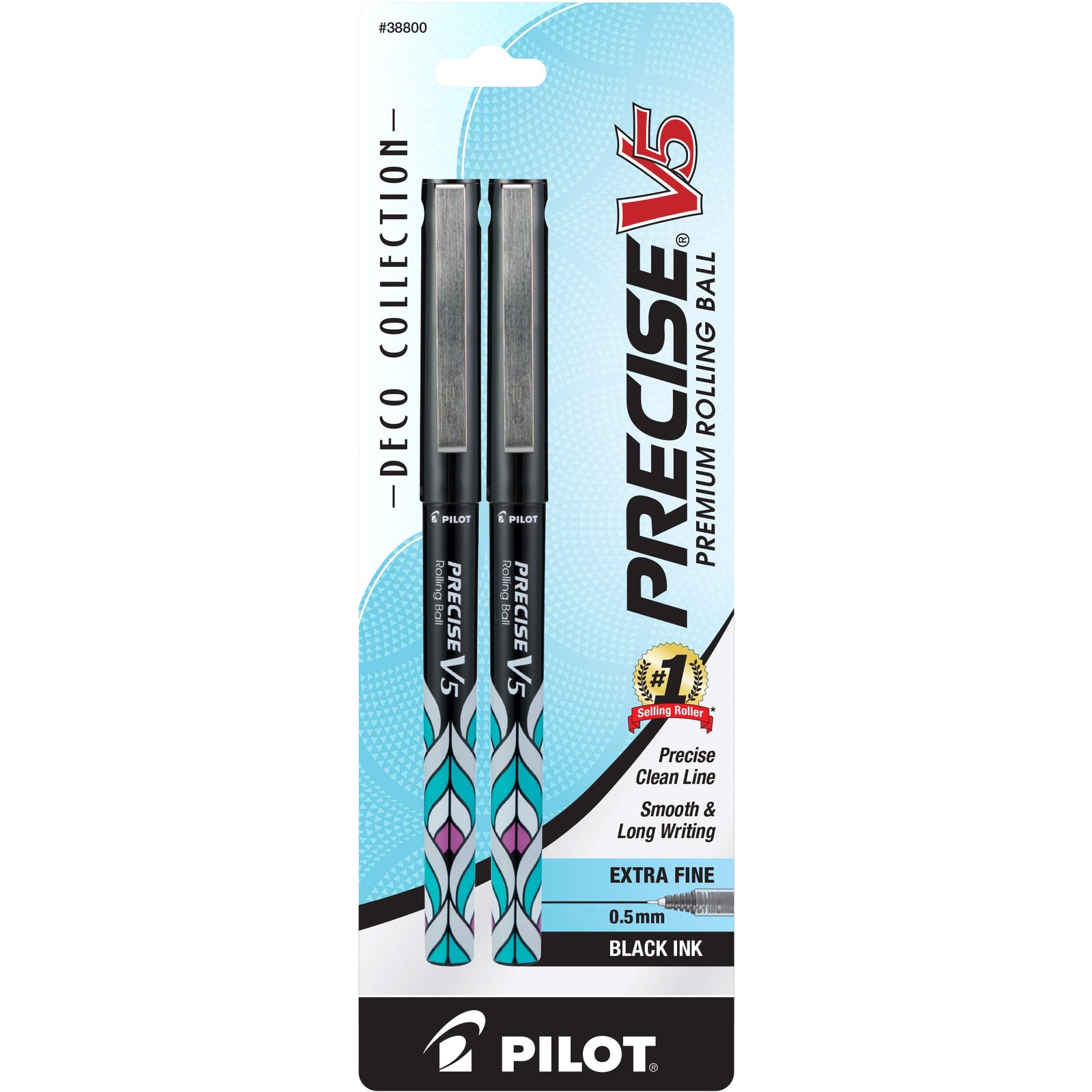 Pilot, Precise V5 Deco Collection, Capped Liquid Ink Office Product