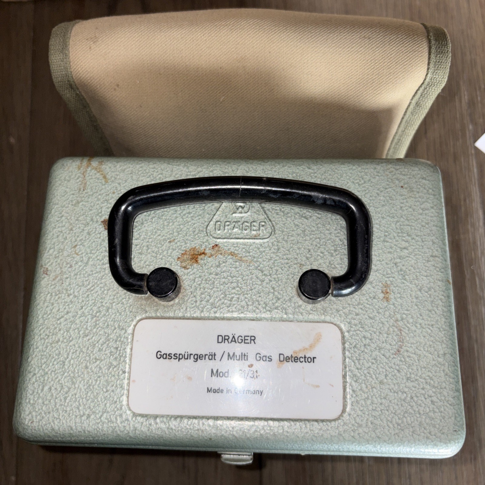 DRÄGER GASSPÜRGERÄT MULTI GAS LEAK DETECTOR MOD 21/31 V100 ZUBEHÖR THW FEUERWEHR