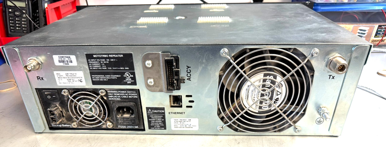Motorola XPR8300 UHF 450-512 Mhz 40W TRBO Repeater AAM27TRR9JA7AN