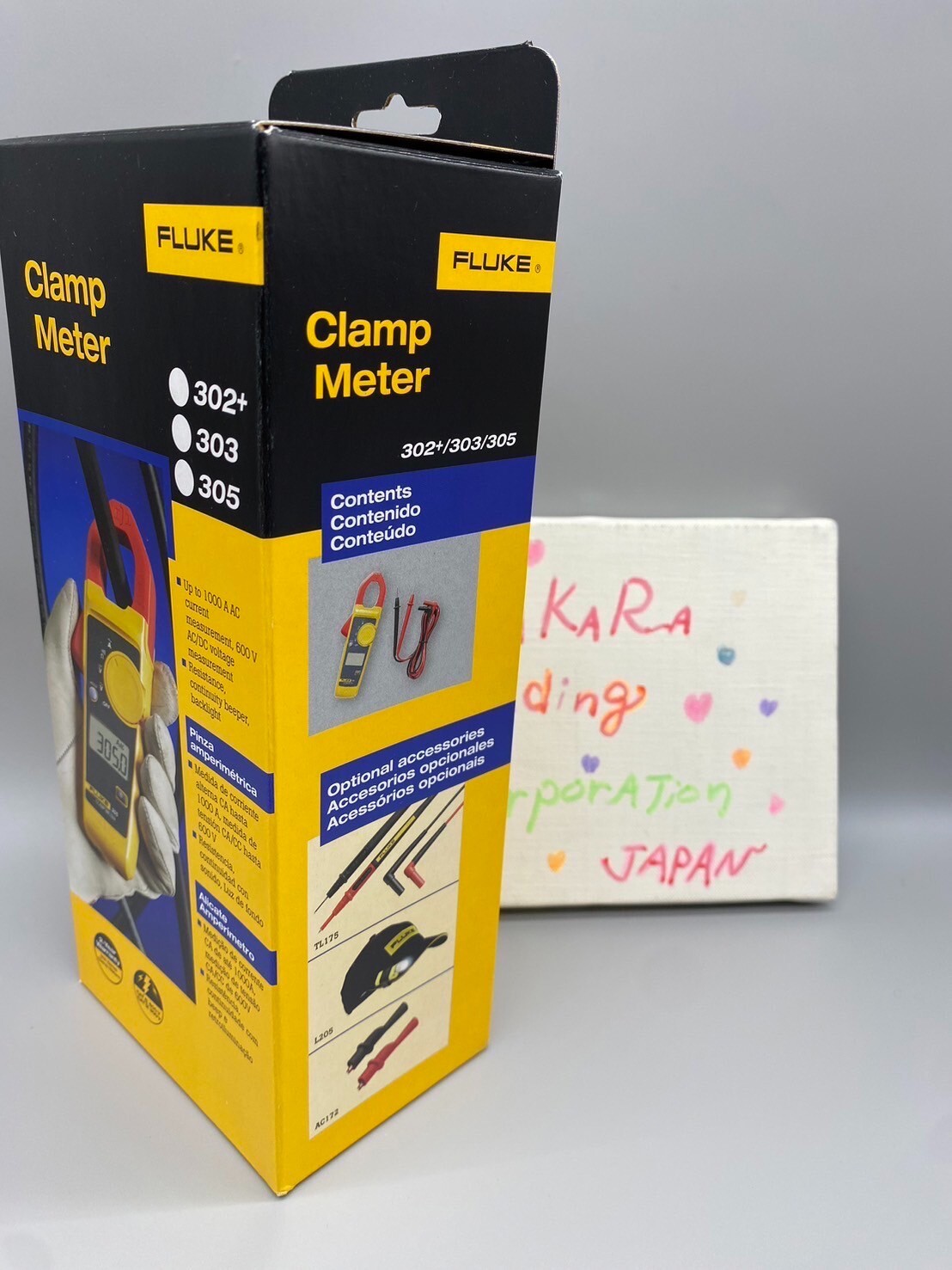 Fluke 302+ plus AC400A Clamp Tester AC/DC Volt Amp Multimeter Average Brand New