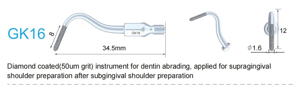 1pc Dental Ultrasonic Scaler Scaling Tips for KAVO SonicFlex GK1 GK2 GK4 GK6 hgy