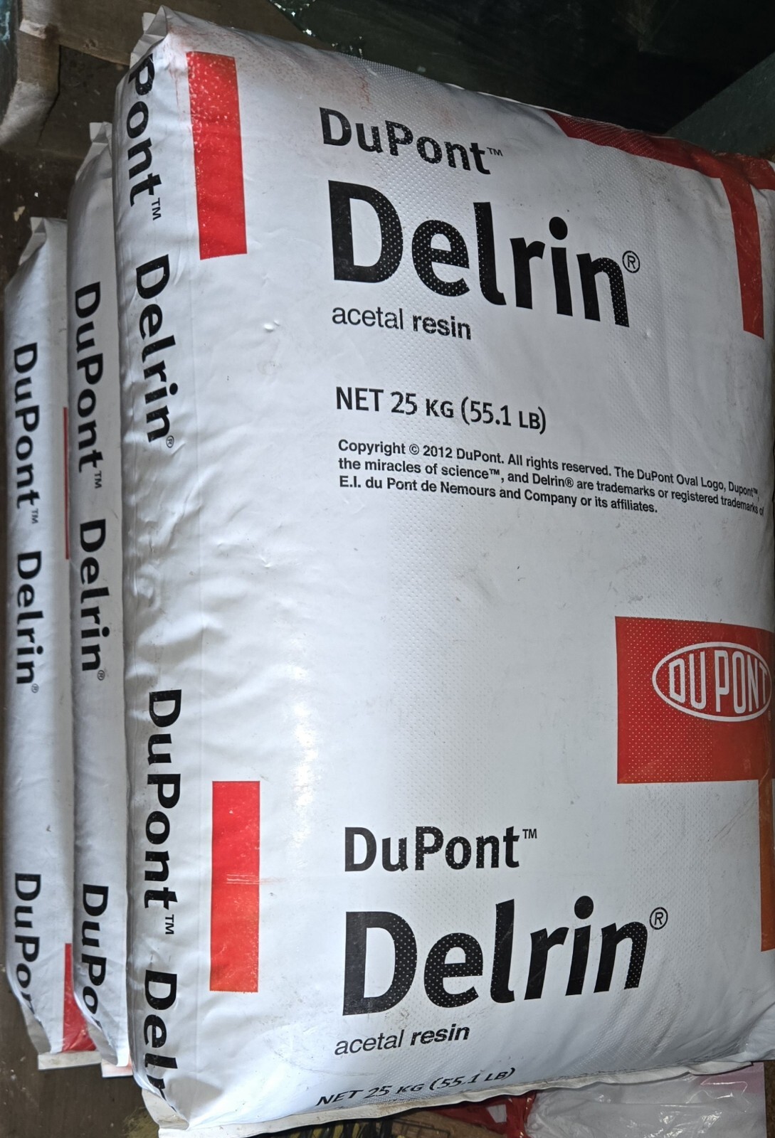 Dupont Acetal Delrin Black Pellets (10 LB) for Injection Molding NOS from sealed