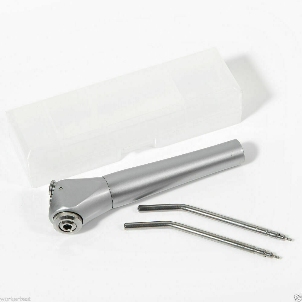 Dental Air Water Spray Triple 3 Way Syringe Handpiece w/ 2Nozzles/Tips/Tubes NEW