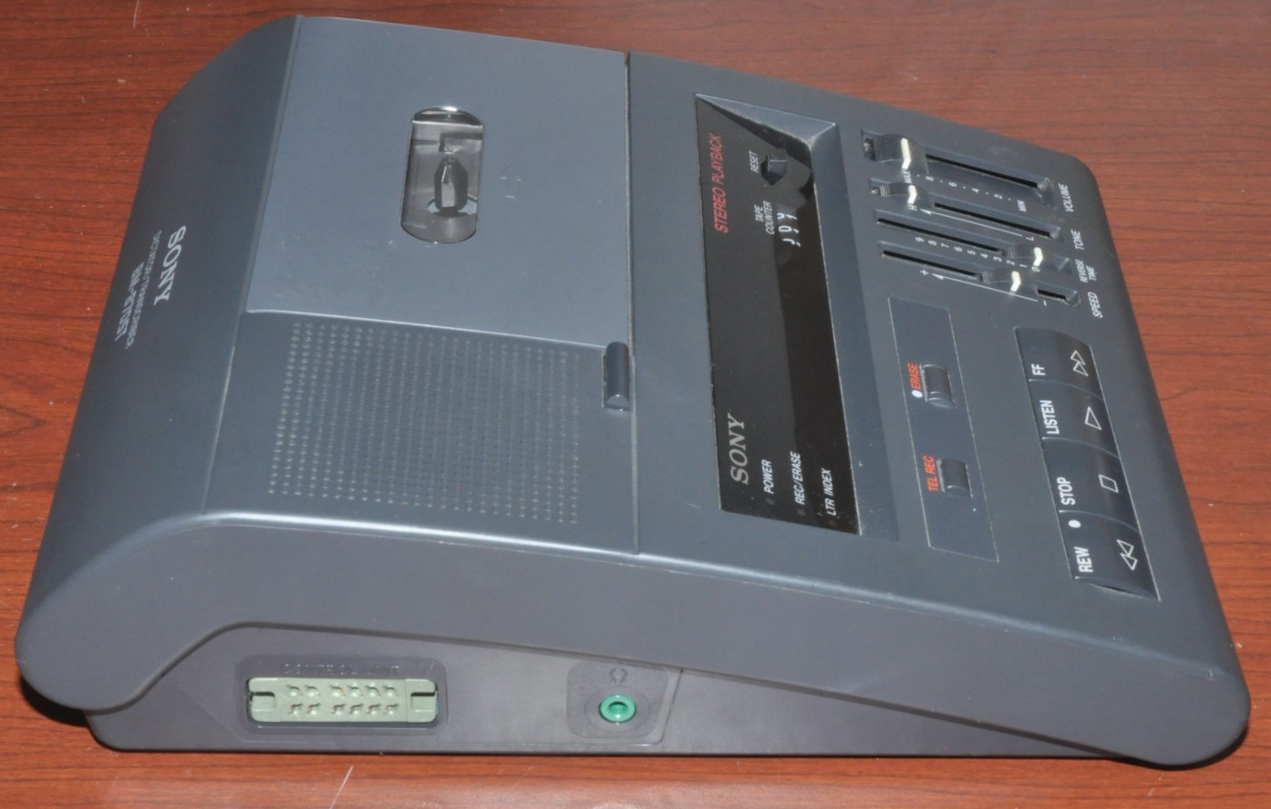 Sony BM-87DST Dictator/Transcriber Cassette Machine W/Pedal And AC Power Adapter
