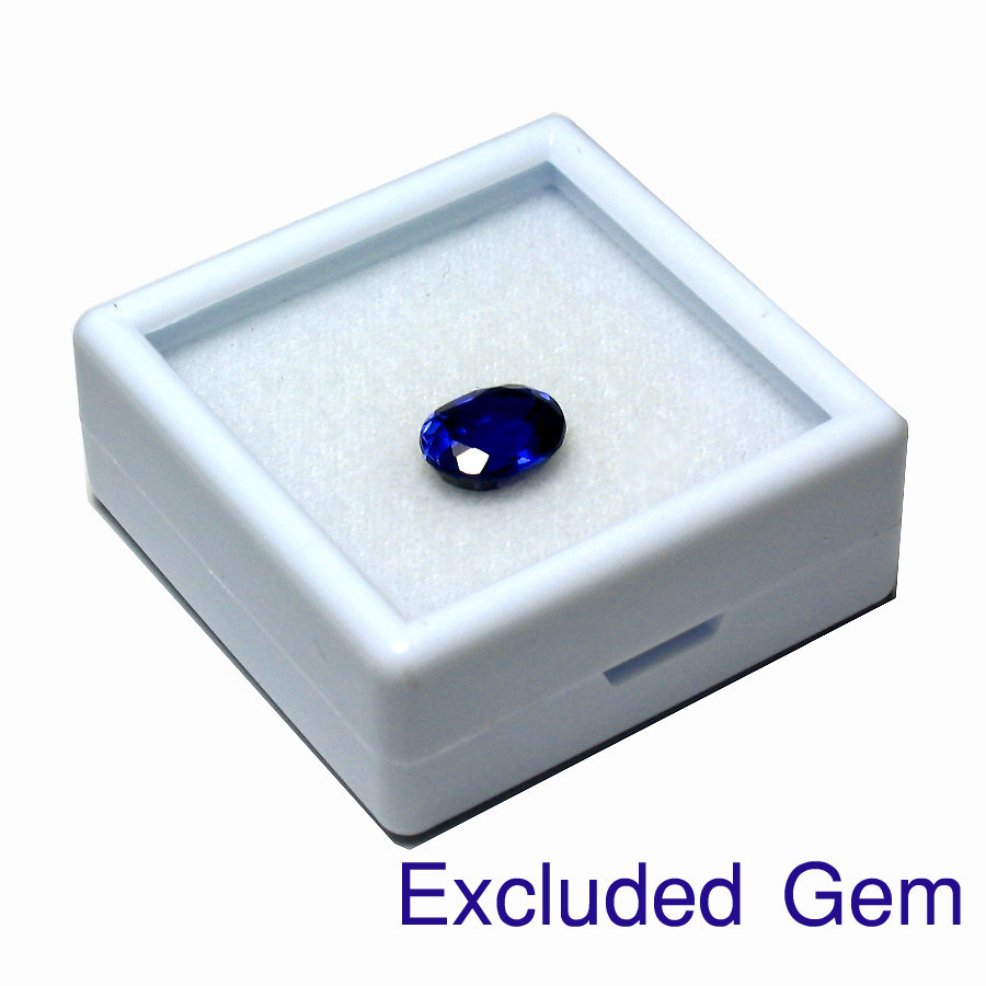 QUALITY 20 PC OF TOP GLASS PLASTIC GEMSTONE JEWELRY DISPLAY JAR BOX WHITE 4×4 cm