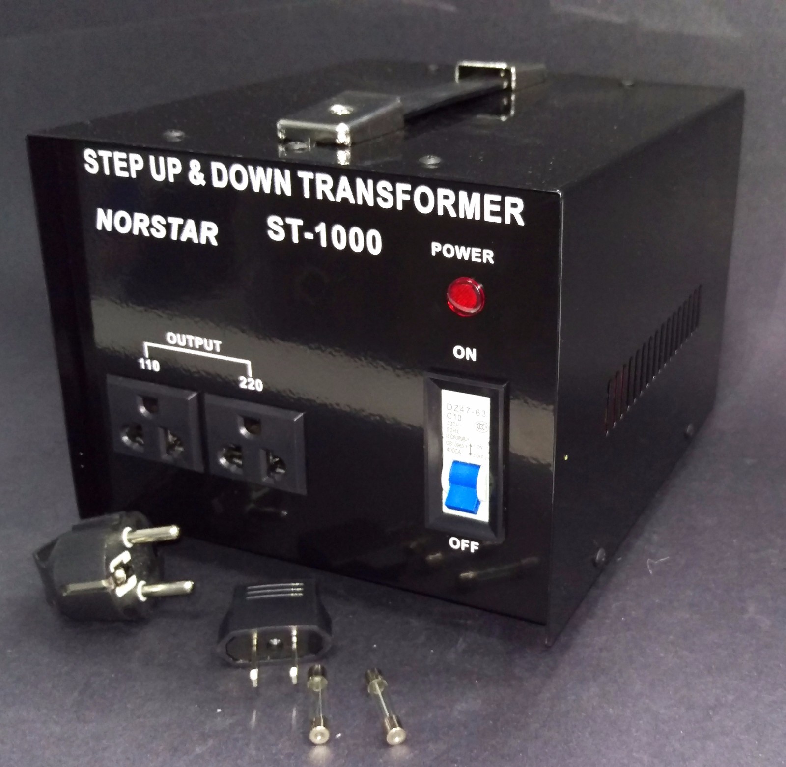1000 watt Step Up Step Down Voltage Transformer Converter With Fuse Protection