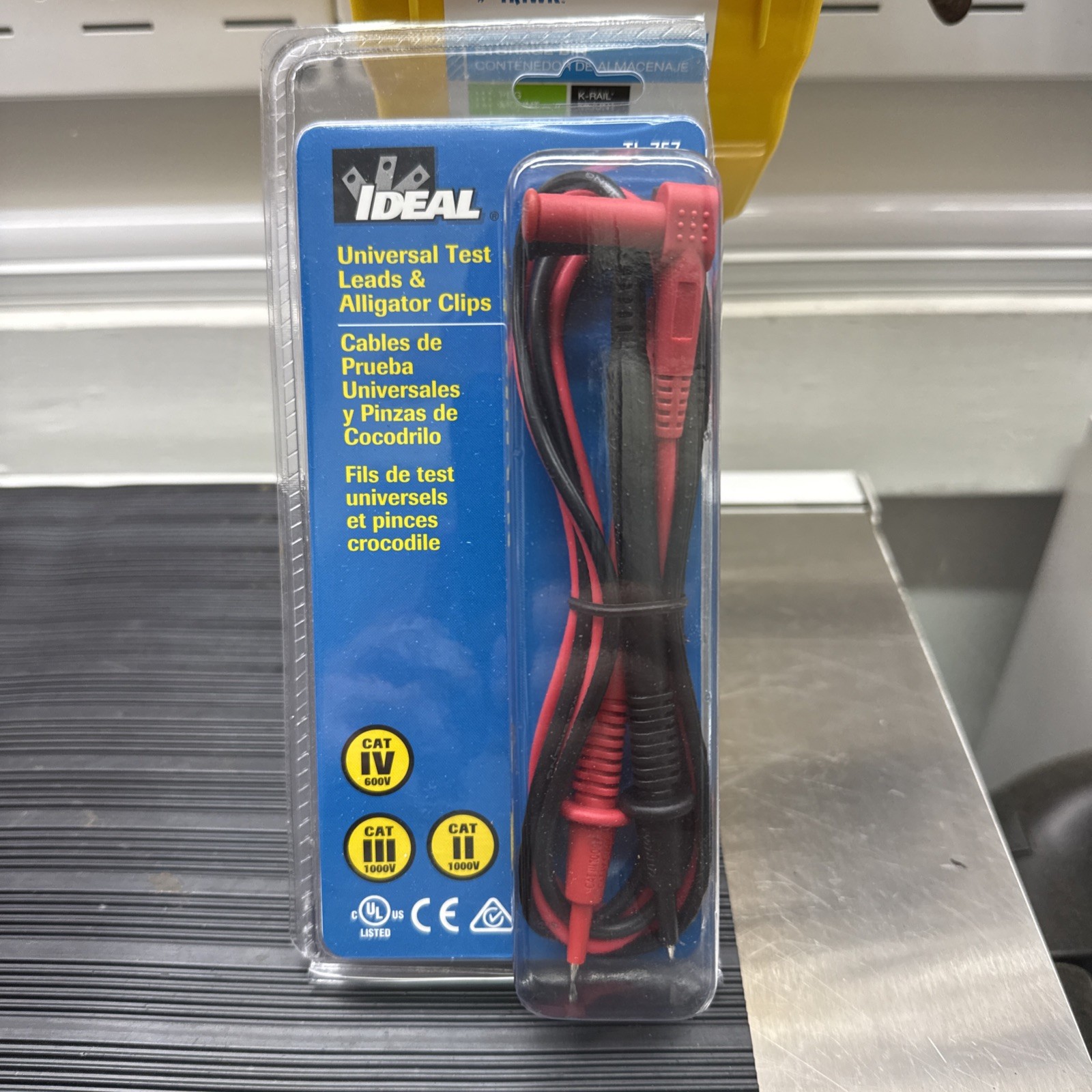 Ideal TL-757 Universal Test Leads & Alligator Clips 45″ 10A CAT IV 600V