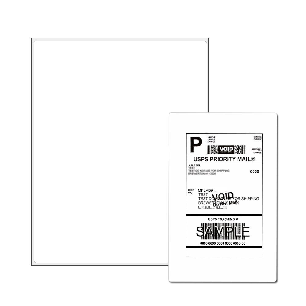 8.5″x11″ Full Sheet Address Shipping Labels Blank Self Adhesive 8-1/2″ x 11″ UPS