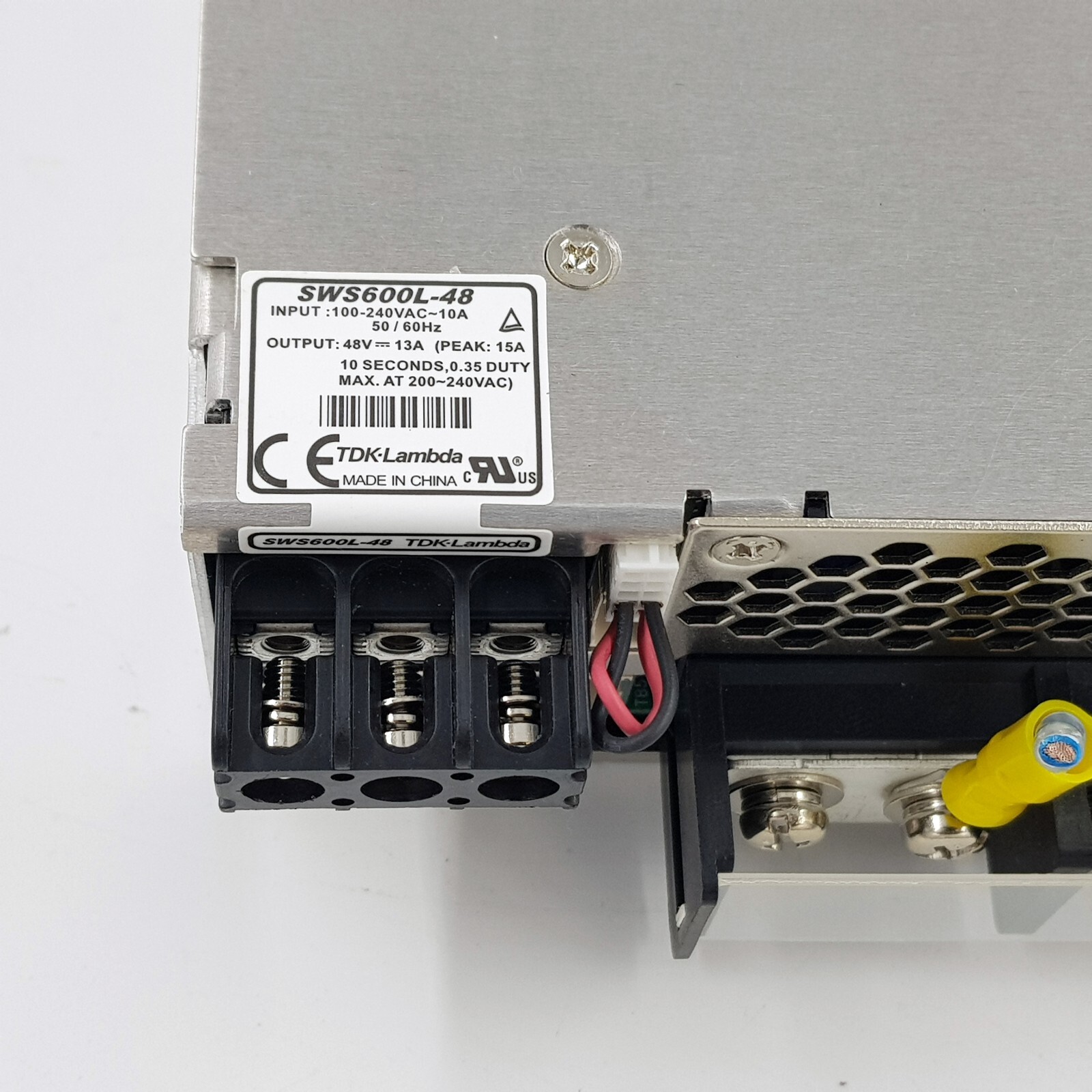 TDK Lambda SWS600L-48 YM-15-1969 Single Output 48V⎓13A 624W Power Supply