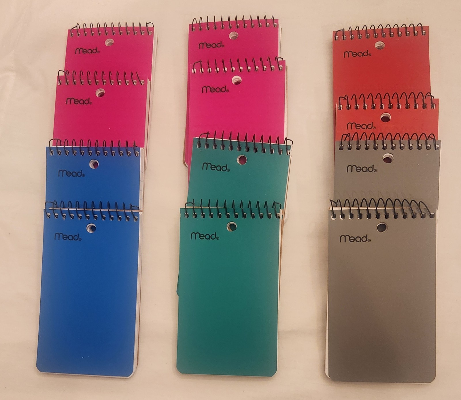 Note Pad MEAD Memo mini Small spiral Book Wirebound 3″x5″ office school 12 Pads