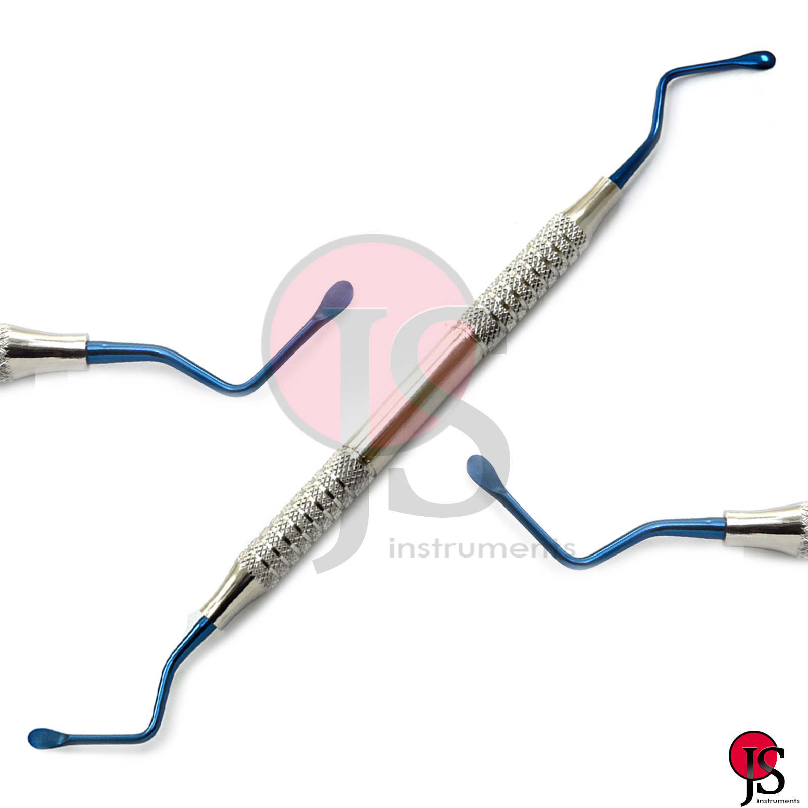 Periodontal Cyst Removal Soft Tissue Surgical Lucas Bone Curettes Blue Titanium