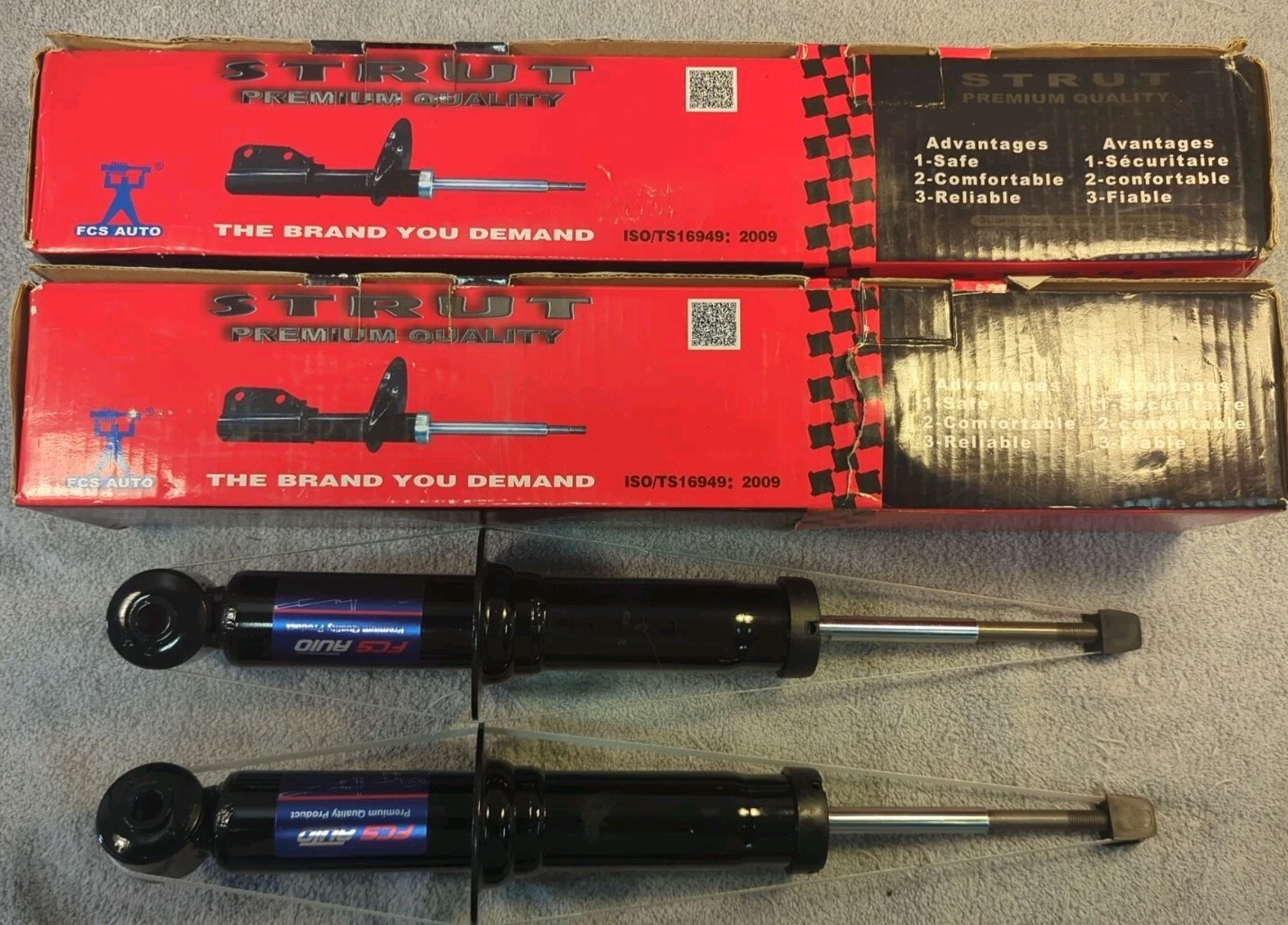 Pr FCS 345484 42-15 Struts Shock Absorbers Premium Quality New Open Box TS16949