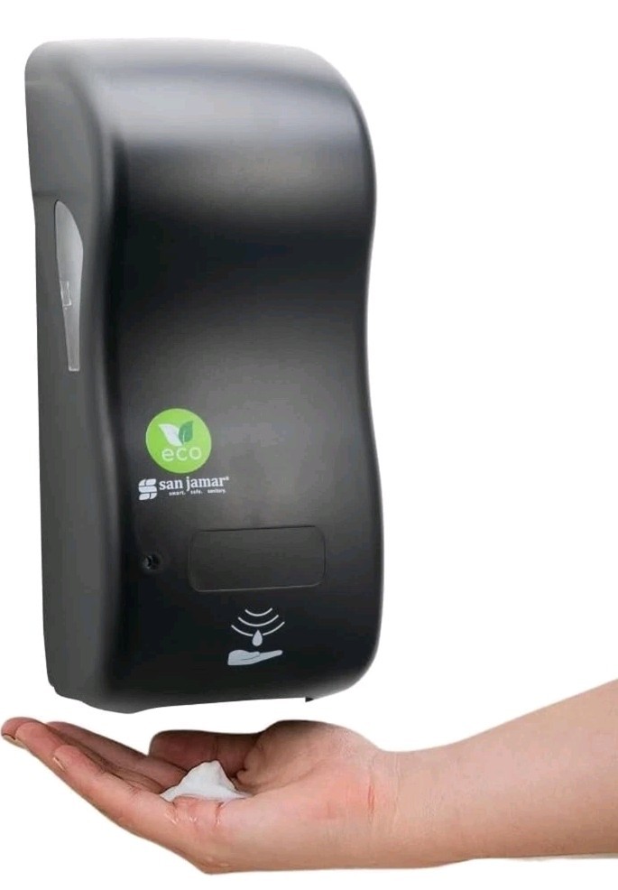 Ecologic Rely Recycled Plastic Hybrid Electronic Foam Soap Dispenser, Refillable