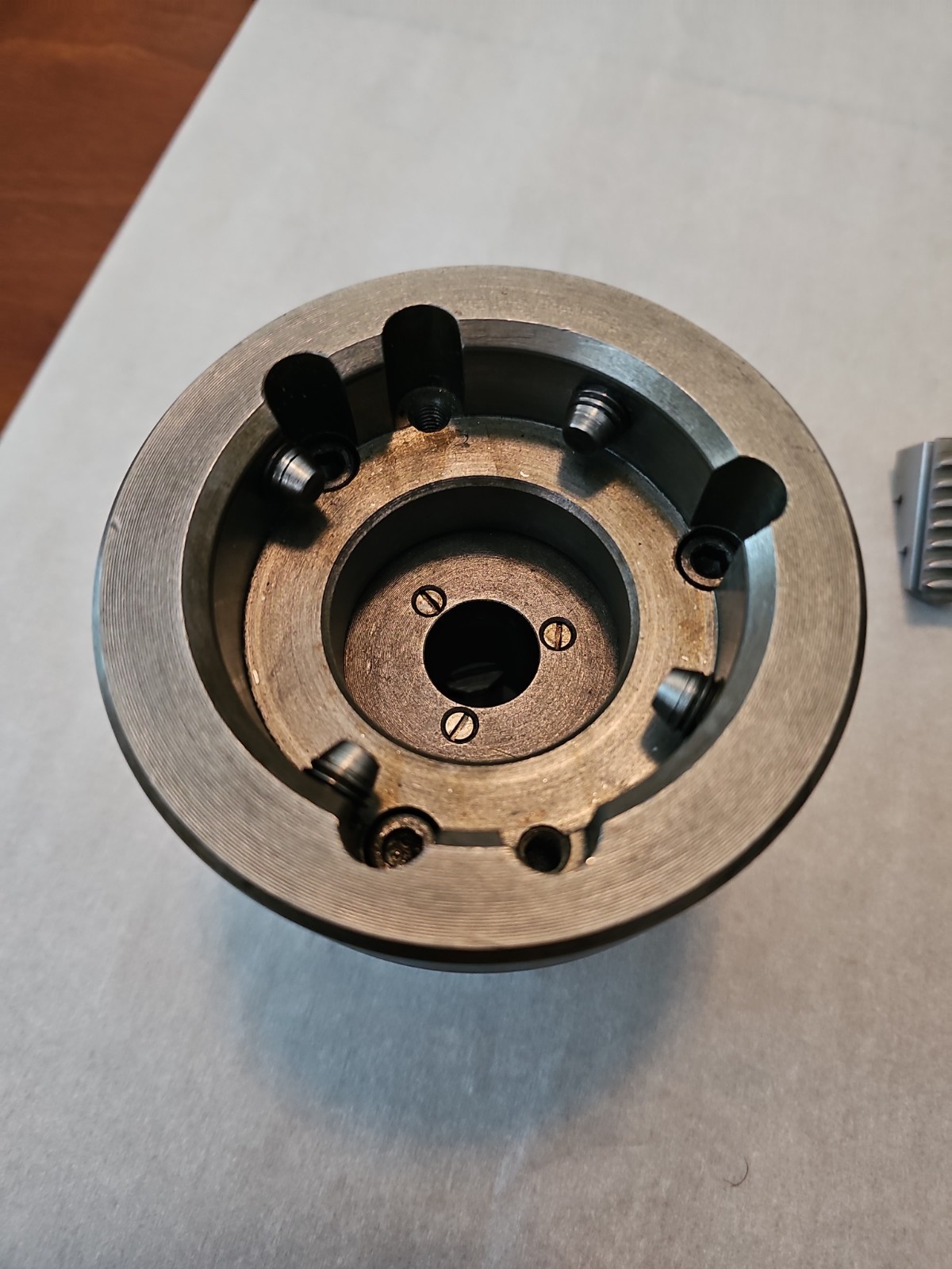 Authentic Vintage Friedrich Deckel /Rohm 3-jaw Chuck 5706 Munich Germany