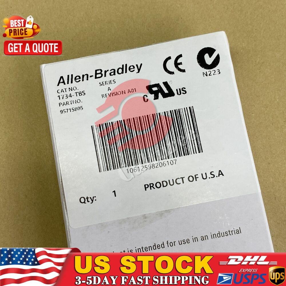 New Allen Bradley 1734-TBS POINT I/O Module Terminal Base AB 1734TBS