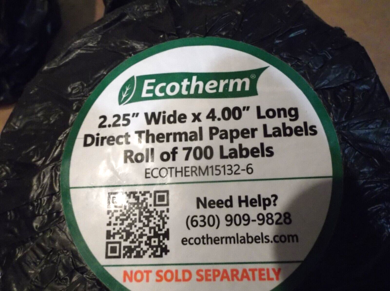 6 Rolls 2.25″ x 4″ Thermal Labels fits Zebra, Munbyn, Rollo… 1″ core 3500qty