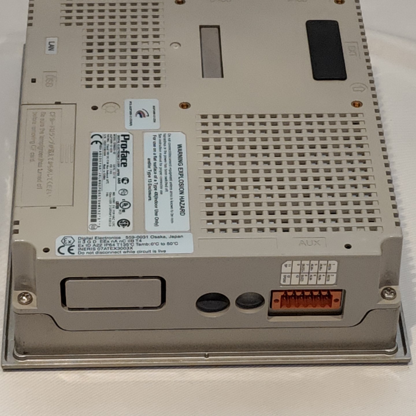 Pro-Face 3280035-02 HMI Operator Panel Touchscreen Class 2 24V DC For Parts