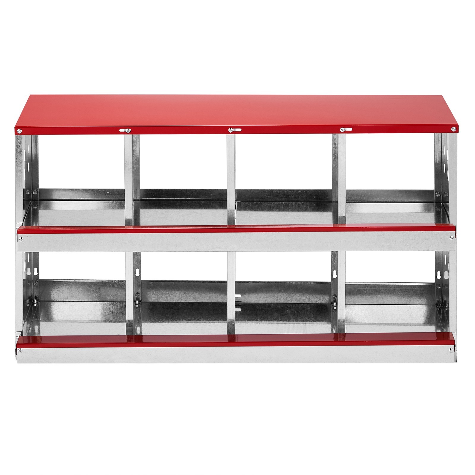 8 Compartment Roll Out Chicken Nesting Box Basket Egg Nest Laying Hens Coop Box