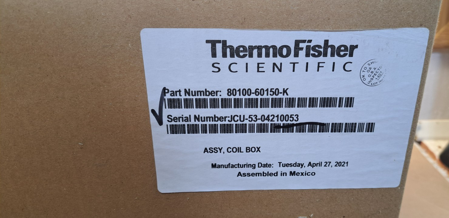 Thermo Fisher Scientific Coil Box Assembly 80100-60150