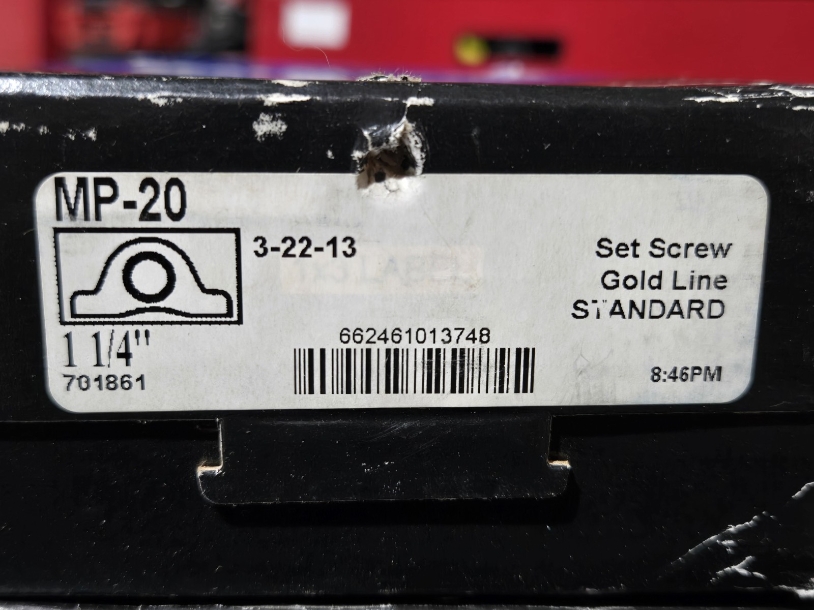 Sealmaster MP-20 Pillow Block Bearing 1-1/4″ Bore Gold Line Set Screw NEW…