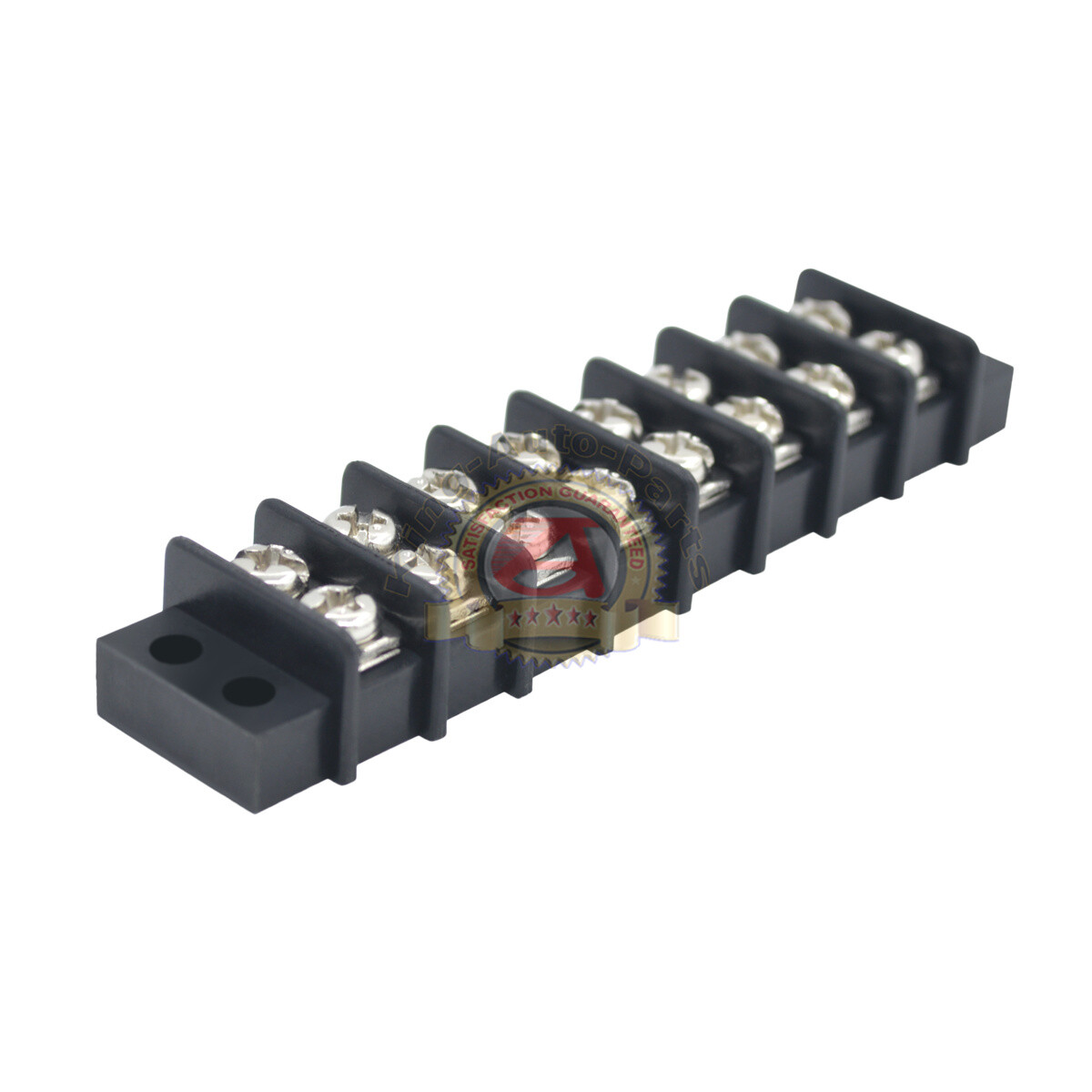 8 POSITION HD 20A WIRE CONNECOR SCREW BARRIER SILVER TERMINAL STRIP BLOCKS