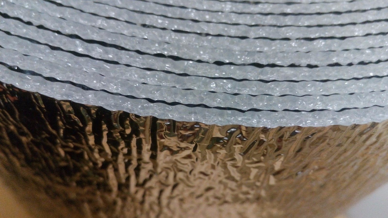 4X4Ft Reflective BLACK FOIL Insulation Roll Foam Core Radiant Barrier 10MM R12