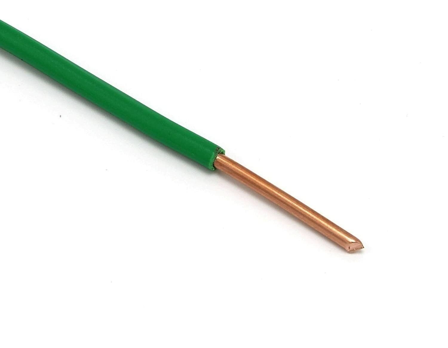 THHN / Building Wire – Green Jacket – 10 Gauge Solid Copper UL UV – 50 Ft