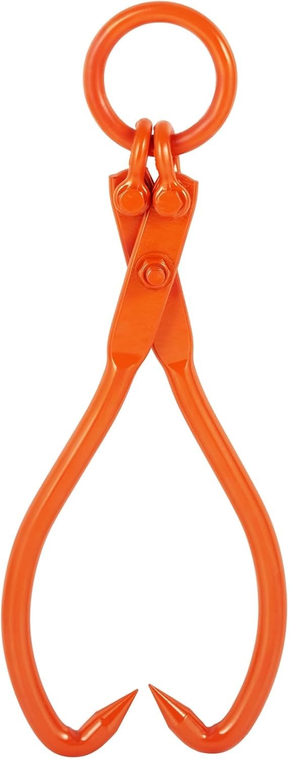 Heavy-Duty Log Lifting Tongs – 772 lbs Capacity, Eagle Claw Grip, 19.45″ Opening