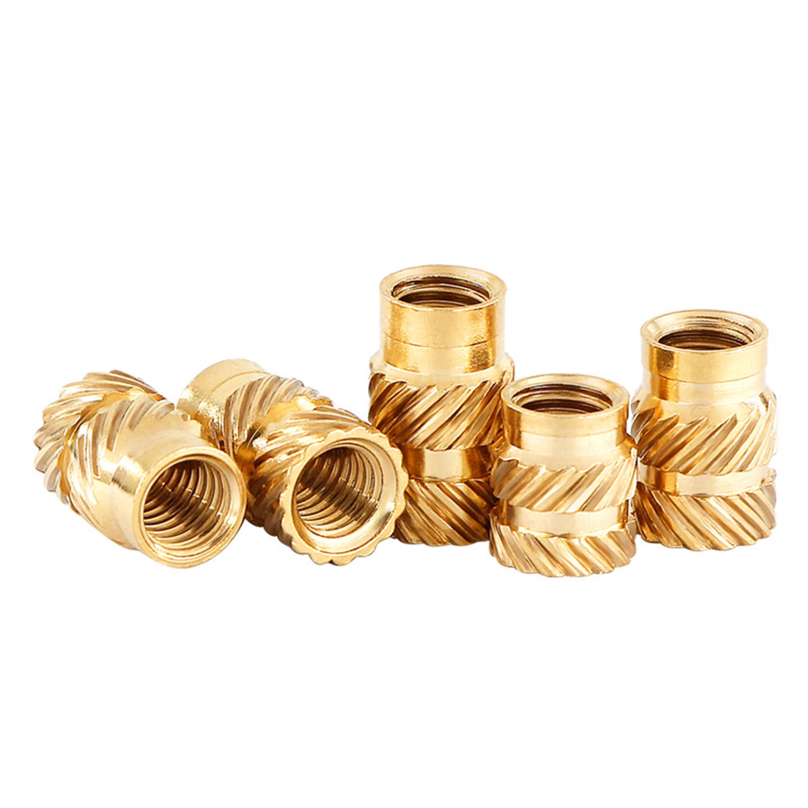 300pcs Threaded Insert M2- M6 Insert Brass Knurled Nuts For Plastic 3D Printer